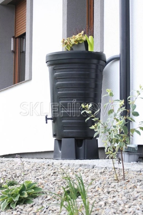 Sud na dažďovú vodu RAINCAN čierny 210l